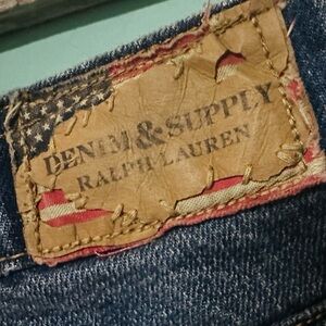 USA Ralph Lauren denim supply flag Jean shorts sz 27